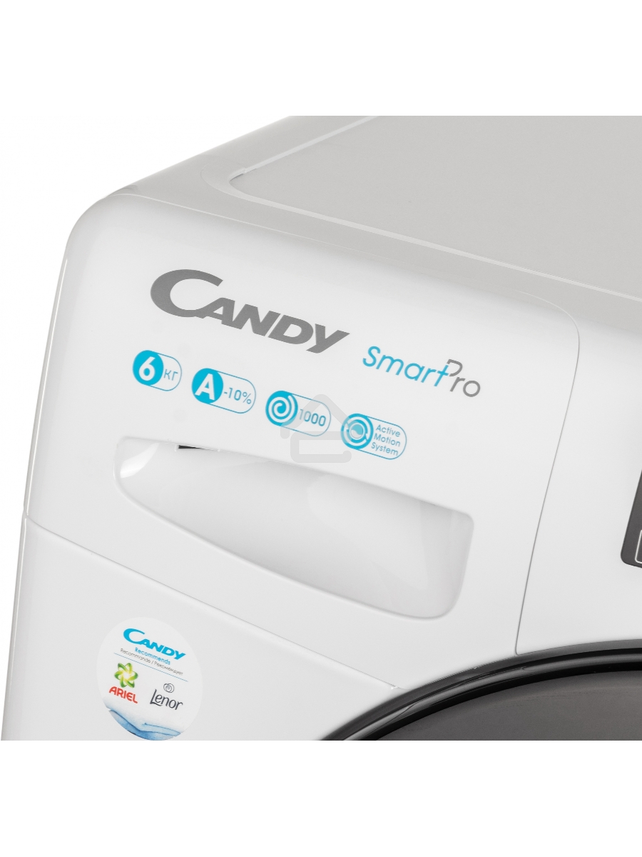 Стиральная машина Candy Smart Pro CSO34 106TB1/2-07 белый, загрузка фронтальная 6 кг, 1000 об/мин., класс: А