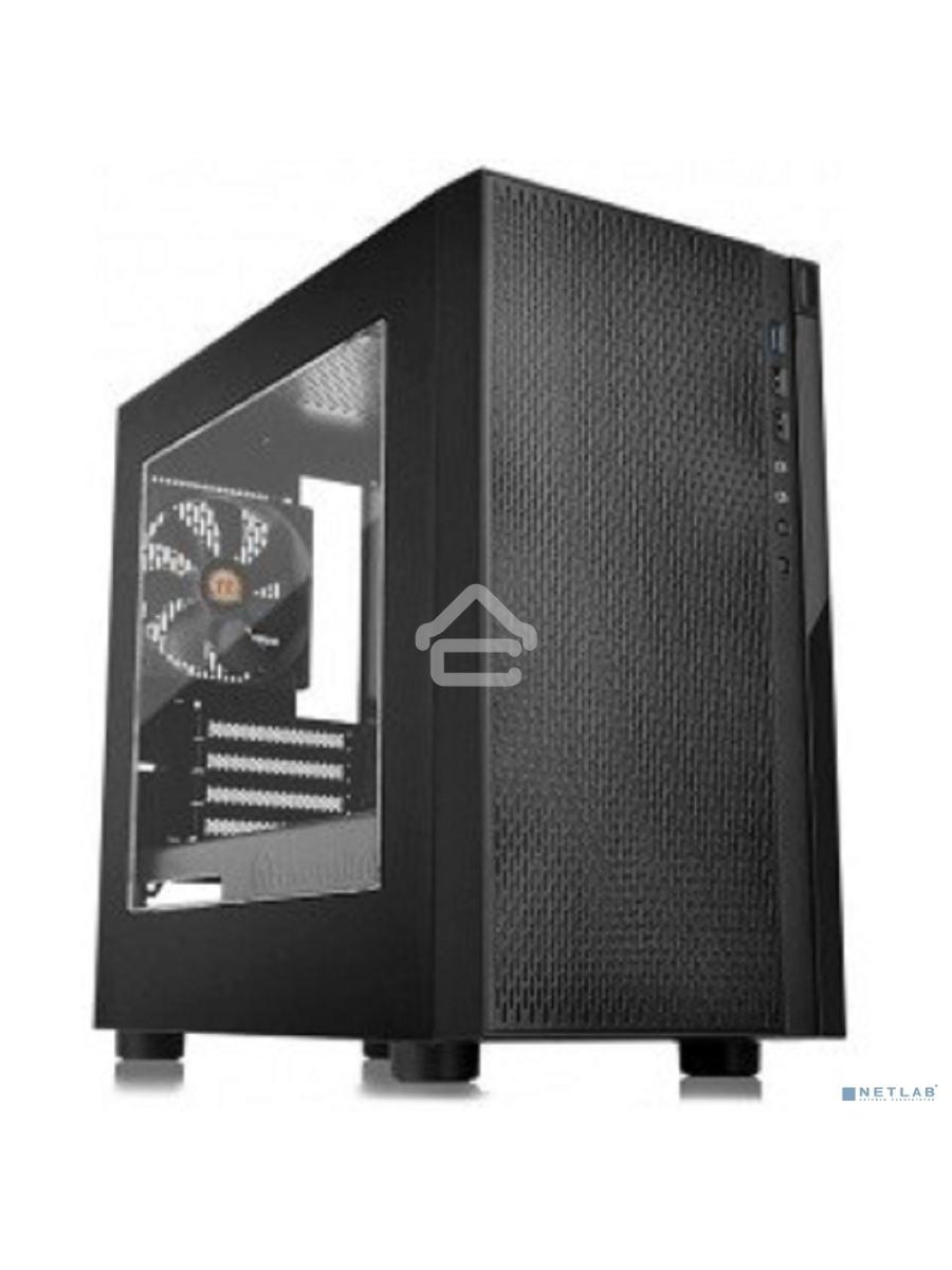 Компьютерный корпус Thermaltake Versa H18 Window черный без БП mATX 2xUSB2.0 1xUSB3.0 audio bott PSU