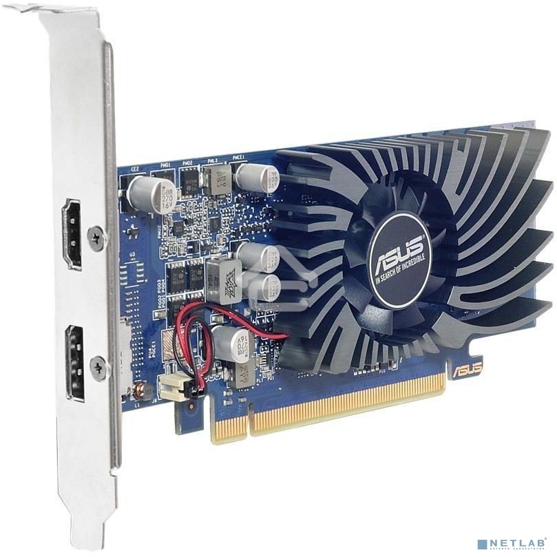 Видеокарта AsusGT1030-2G-BRK nVidia GeForce GT 1030 2048Mb 64bit GDDR5 1228/6008/HDMIx1/DPx1/HDCP PCI-Elow profile Ret