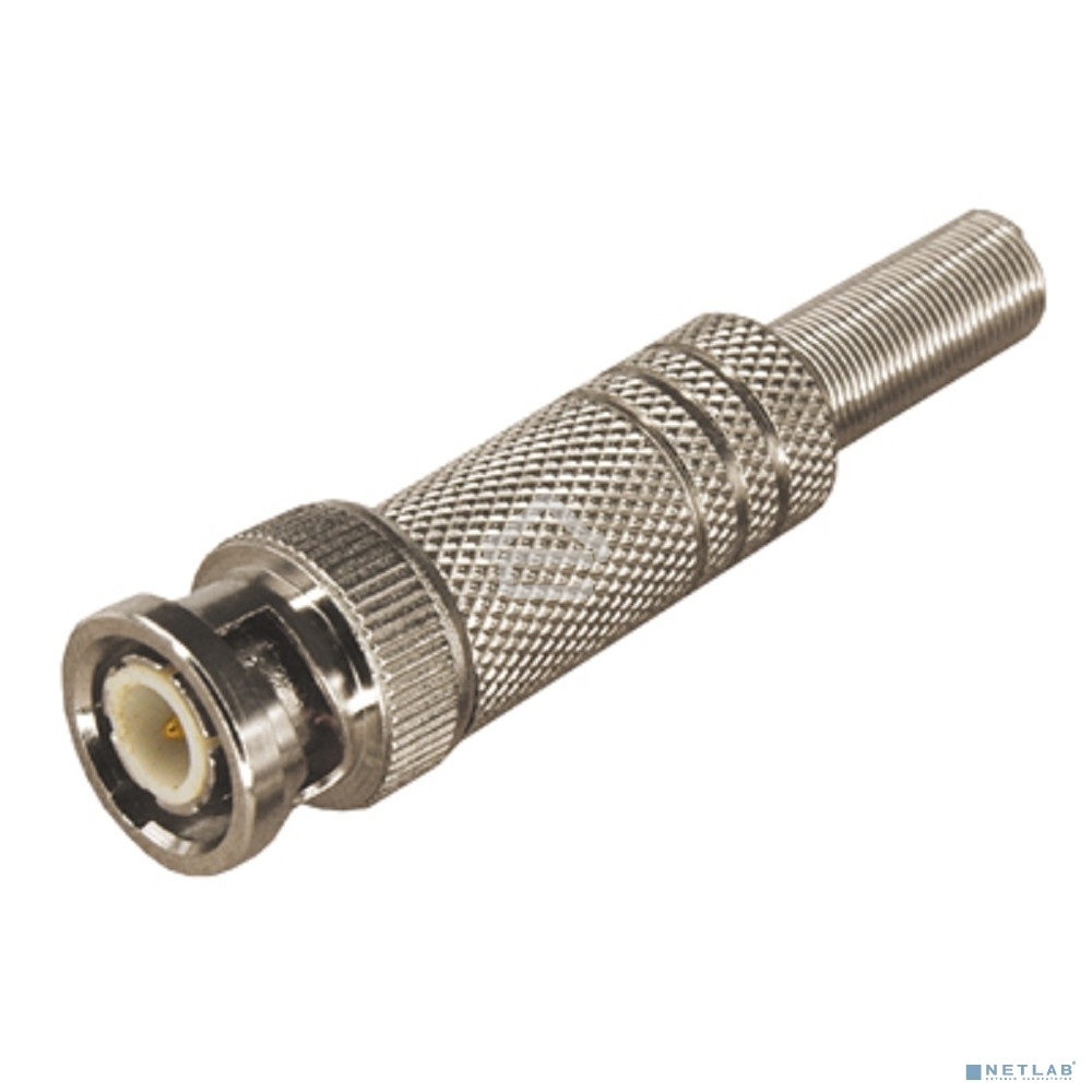 Разъем штекер BNC под винт с пружиной металл Rexant 05-3073