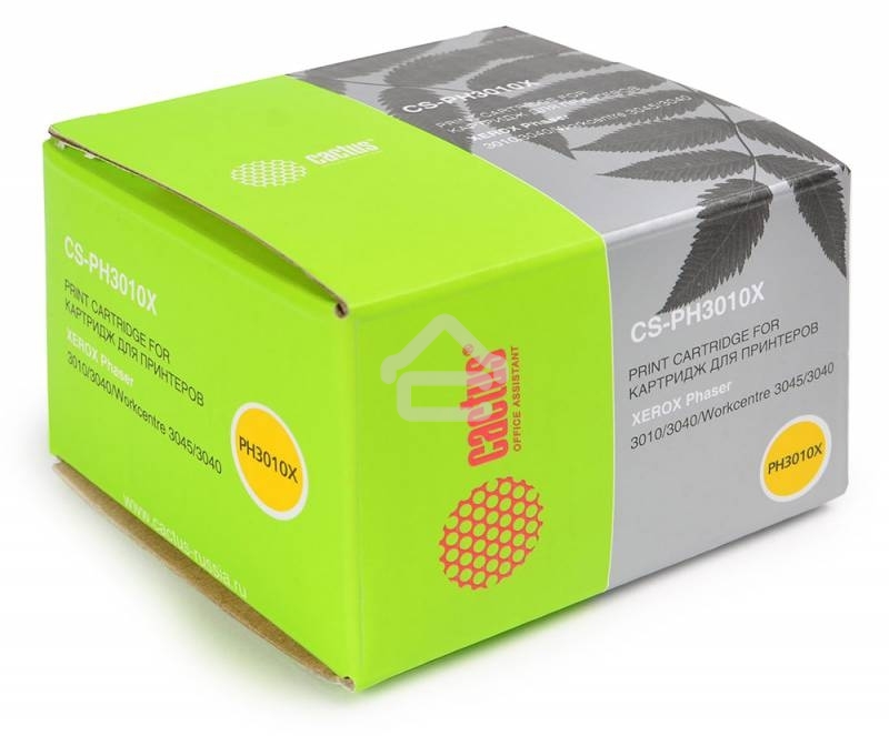 Картридж лазерный Cactus CS-PH3010X (106R02183) черный (2300 стр.) для Xerox Phaser 3010/WorkCentre 3045