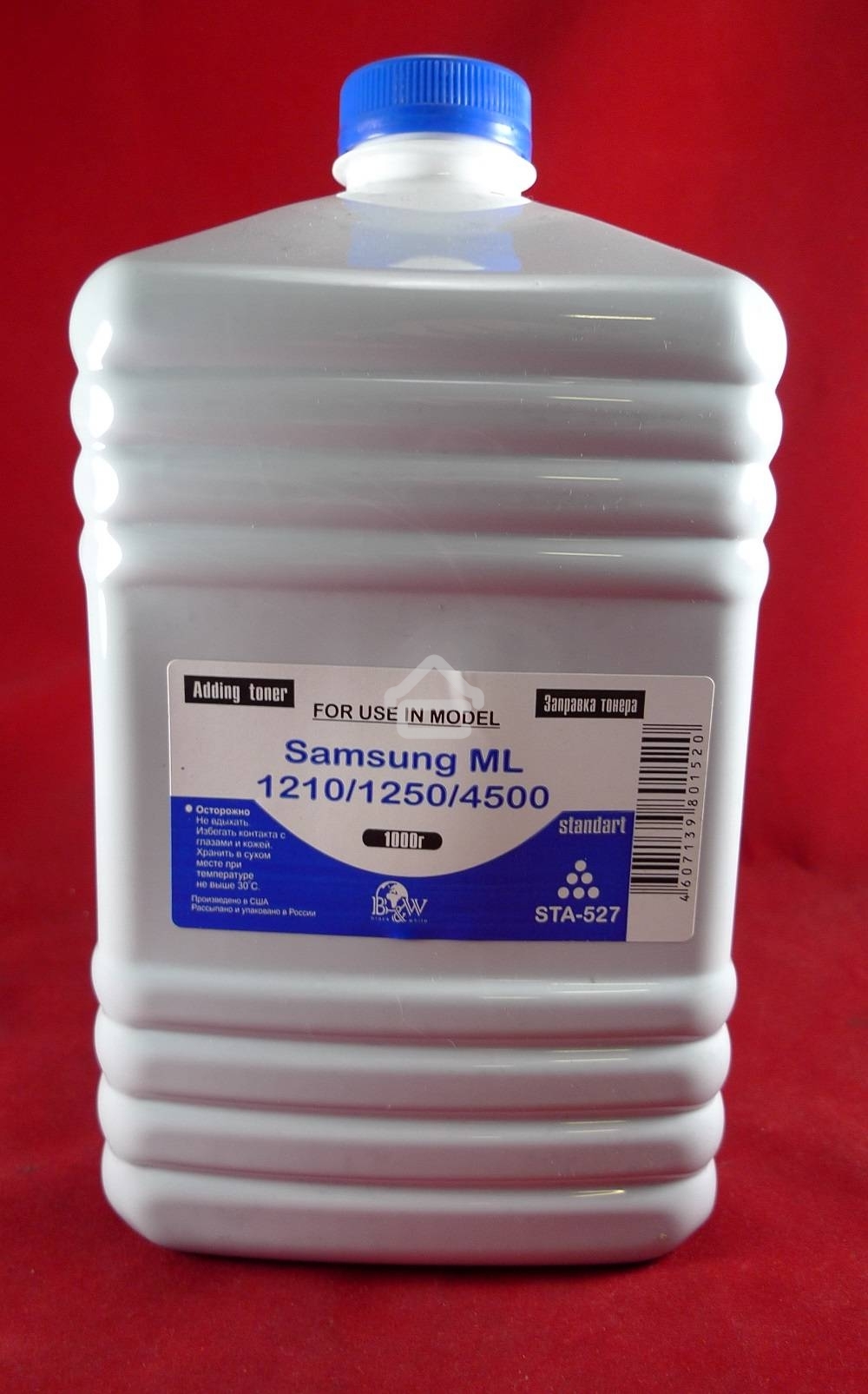 Тонер SAMSUNG ML-1210/1520/1610/40/60/1710/2010/216x/SCX-4x00/3x00 (к, 1кг) B&W Standart фас России