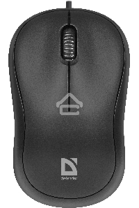 Мышь проводная Defender Patch MS-759 черный, 1000 dpi, USB, кнопки - 3