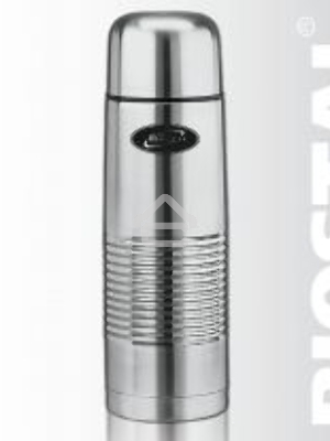 Термос BIOSTAL NB1000B 1 л, узкое горло, нерж., с крышкой-чашкой, чехол, пробка с кнопкой (в уп. 12 шт) &