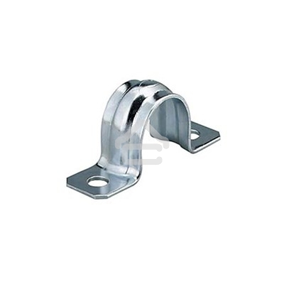 Скоба СМД 38-40 Rexant, двухлапковая для металлорукава, ø32 мм, 50 шт./уп.