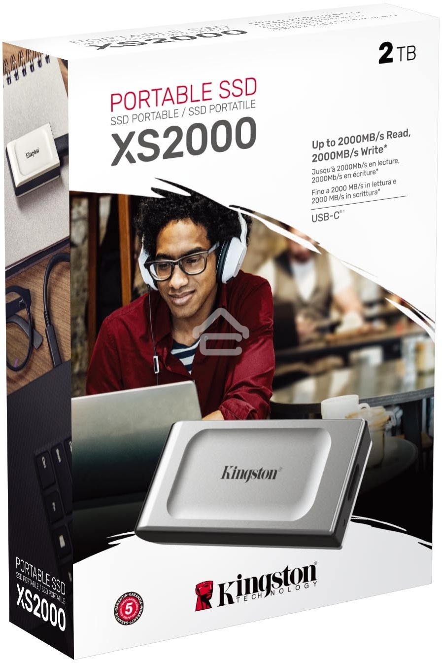 Портативный твердотельный накопитель Kingston 2TB Portable SSD XS2000