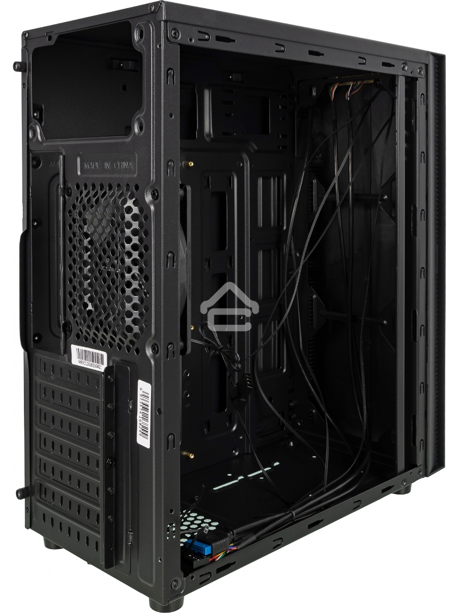 Компьютерный корпус Accord ACC-CL292B черный без БП ATX 1x120mm 2xUSB2.0 1xUSB3.0 audio