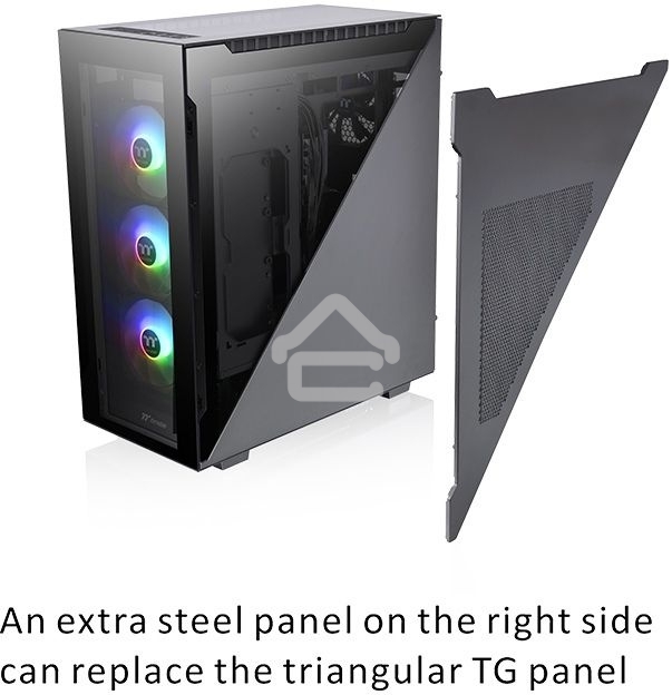 Компьютерный корпус Thermaltake Divider 500 TG ARGB CA-1T4-00M1WN-01 Black/Win/SPCC/Tempered Glass*4/120мм ARGB Fan*3/120мм Standard Fan*1 (527880)