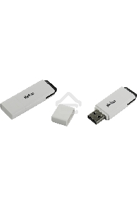 Флеш диск Netac U185 128Gb <NT03U185N-128G-30WH>, USB3.0, с колпачком, пластиковая белая