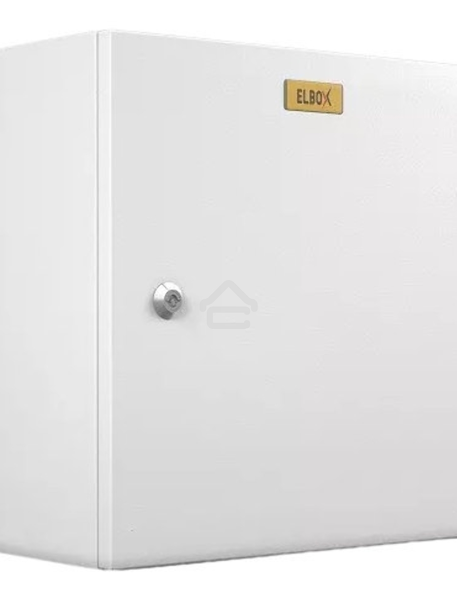 Шкаф электротехнический настенный Elbox EMW, IP66, 300х300х210 мм (ВхШхГ), дверь: металл, металл, цвет: серый