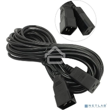 Кабель питания (UPS) ExeGate Power EC20-10P (С19->С20) VDE-250V-3*1.5-СU, 16А, черный, 10м