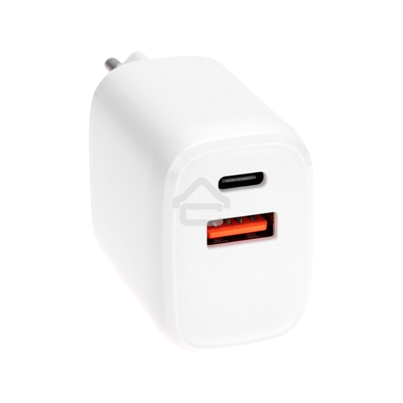 Сетевое зарядное устройство Rexant USB QC (20W) + Type C PD (20W), белый