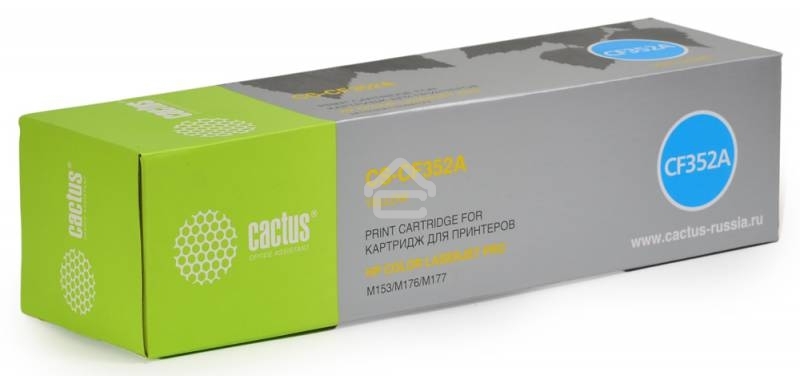 Картридж лазерный Cactus CS-CF352A желтый (1000 стр.) для HP M176/M177