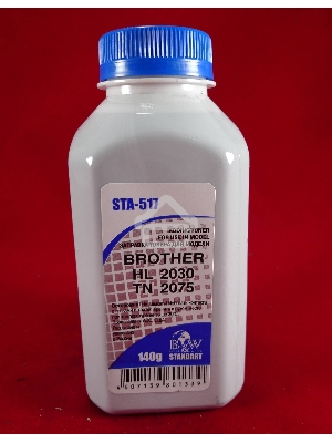 Тонер Brother TN 2075/85/2135/75 HL 2030/35/40/75/2140/50/70 (фл,140г) B&W Standart фас. Россия