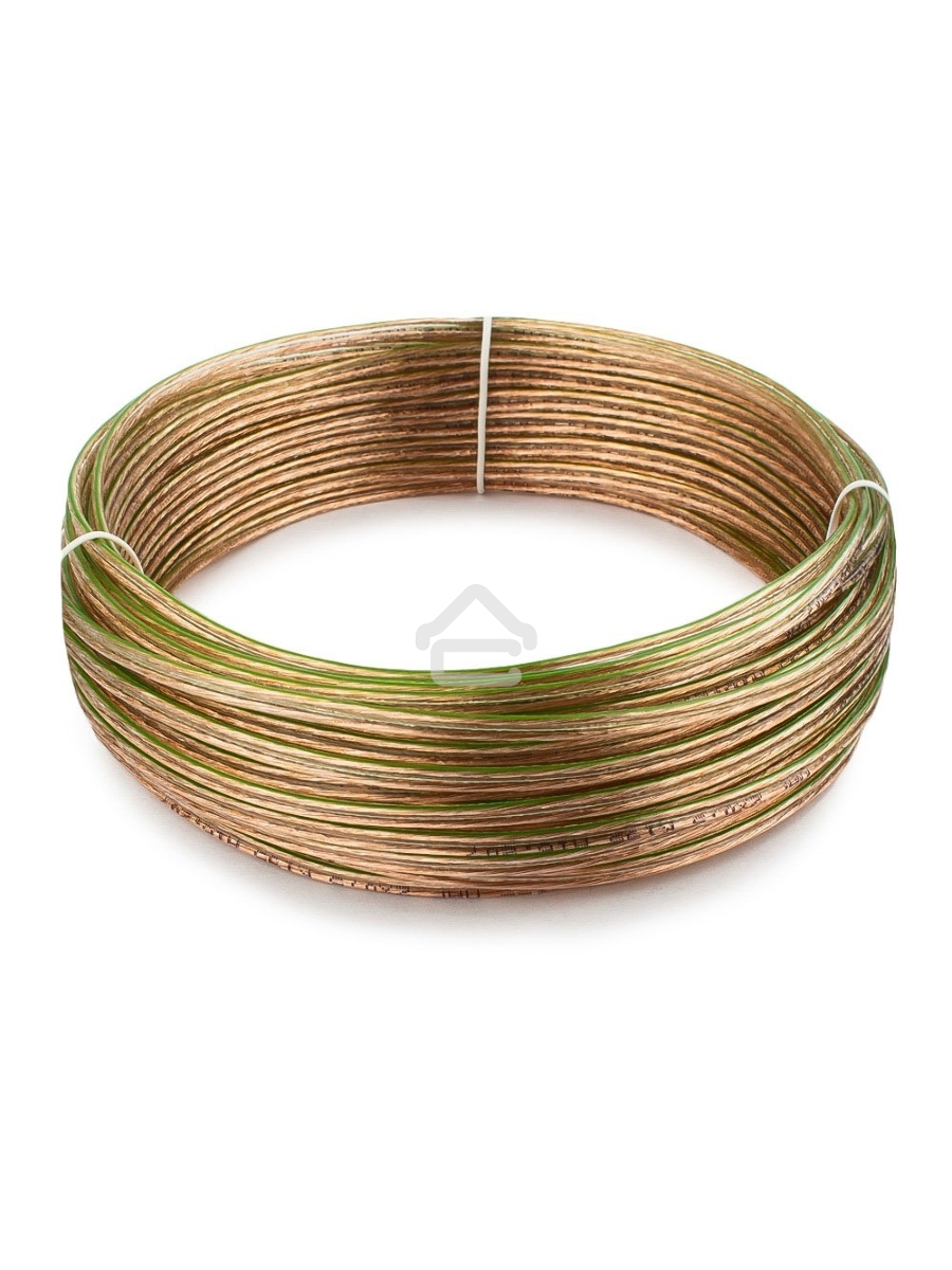 Акустический кабель Cablexpert CC-TC2x0,5-20M, прозрачный,  20 м, бухта