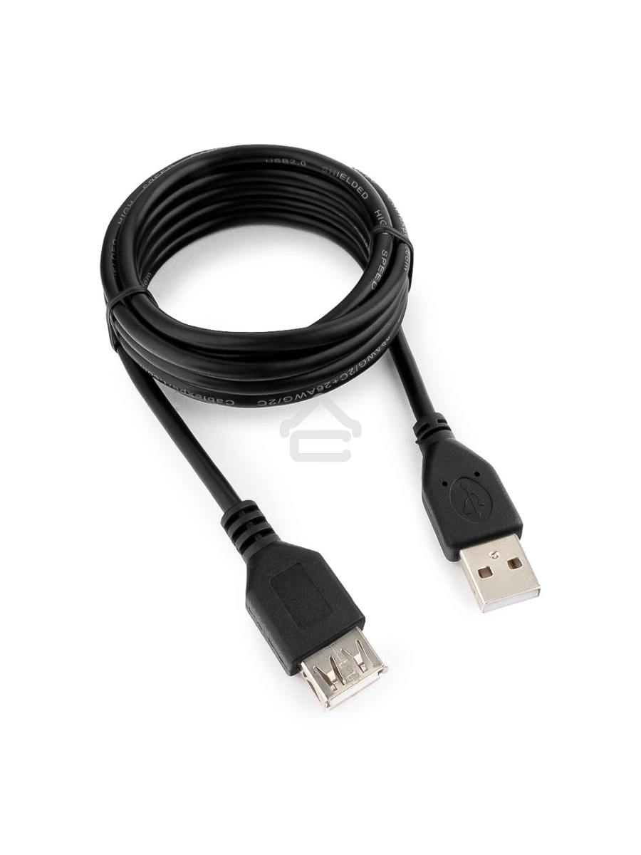 Кабель Gembird PRO CCP-USB2-AMAF-6 USB 2.0 кабель удлинительный 1.8м AM/AF позол. контакты, пакет