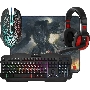 Клавиатура + мышка +PAD +HEADSET Defender TARGET MKP-350