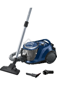 Пылесос Bosch BGS412000 черный/синий, 2000 Вт, уборка сухая, пылесборник контейнер 2.4 л