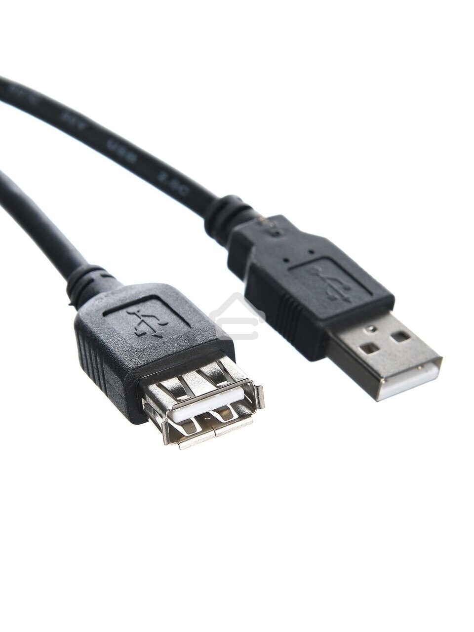 Кабель-удлинитель TELECOM USB2.0 Am-->Af 1,5 м черный TUS6990-1.5M