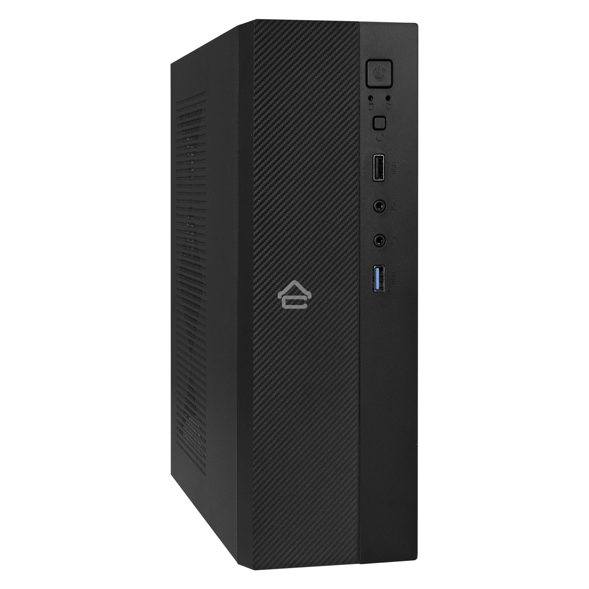 Компьютерный корпус Desktop ExeGate EX291267RUS MI-301U (mATX/mini-ITX, без БП, 1*USB+1*USB 3.0, аудио, черный)