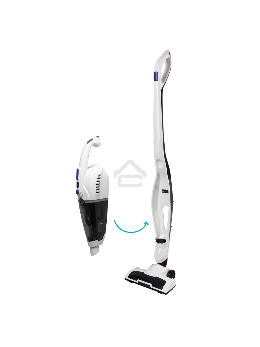 Пылесос вертикальный циклонного типа аккумуляторный Endever SkyClean VC-300, бело-черный, 4 шт,уп
