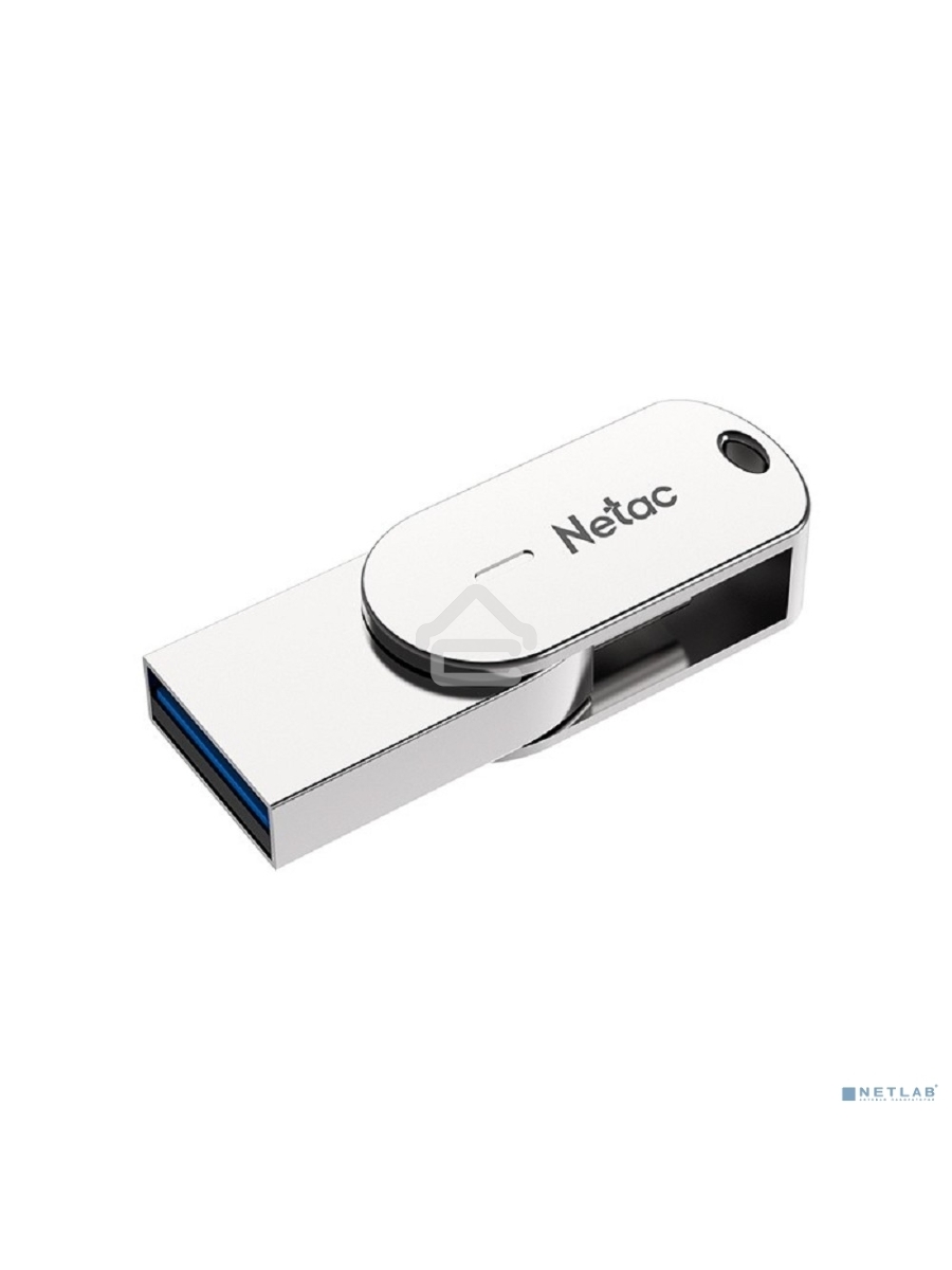 Флеш диск Netac U785 32Gb <NT03U785C-032G-30PN>, USB3.0+TypeC, металлическая