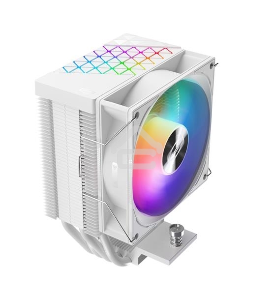 Кулер PCCooler R400 ARGB белый 92мм алюминий+медь 2200rpm 30db 4-pin 180W 133мм
