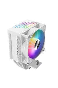 Кулер PCCooler R400 ARGB WH S115X/1200/1700/AM4/AM5 (TDP 180W, 90mm ARGB Fan, 4 тепловые трубки 6мм, 650-2200RPM, 28,3dBa)