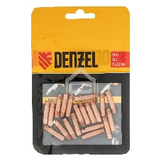 Токосъемный наконечник под проволоку 1,2 мм, М5х24, E-CU, 20 шт для MIG горелки тип 15 Denzel