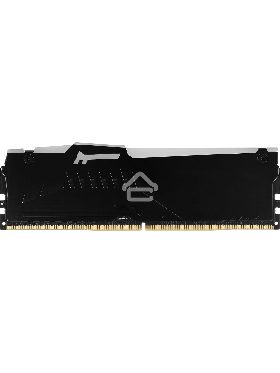 Оперативная память Kingston Fury Beast, DDR5, 32GB (1x32GB), 6400MHz, CL32, DIMM, с радиатором, RGB, чёрный