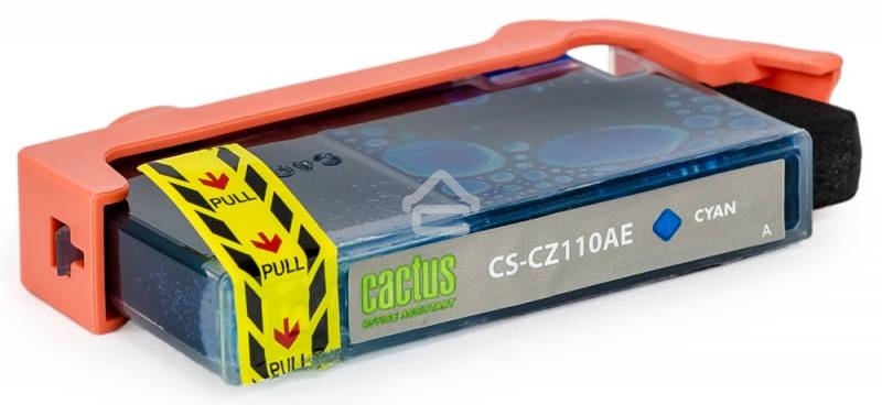 Картридж струйный Cactus CS-CZ110AE №655 голубой (14,6 мл) для HP DJ IA 3525/5525/4515/4525