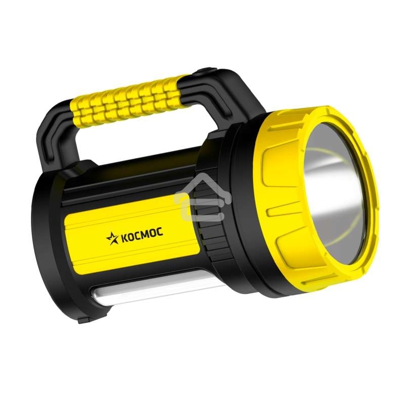 Фонарь светодиодный аккум. 5W LED 3 режима бок. панель 10Вт зарядное устройство 220/12В КОСМОС KOCAc2005W_Ex