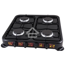 Газовая плита Energy EN-004B (ШхВхГ)545х90х510 мм. 4 газ. конфорки. Рабочая поверхность эмаль. черный.