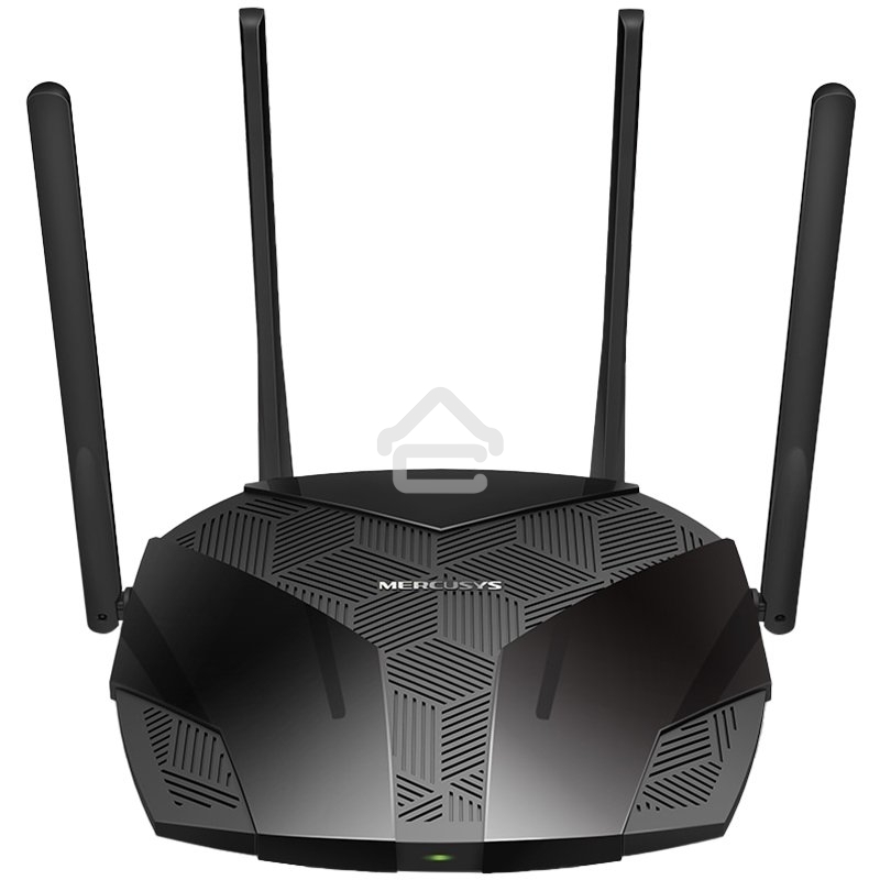 Роутер Mercusys MR70X AX1800 Dual-Band WiFi 6 Router, 574 Mbps at 2.4 GHz + 1201 Mbps at 5 GHz,4× Fixed External Antennas, 3× Gigabit LAN Ports, 1× Gigabit WAN Port, 1024-QAM, OFDMA, Router/Access Point Mode, MU-MIMO, WPA3, TWT, BSS Color
