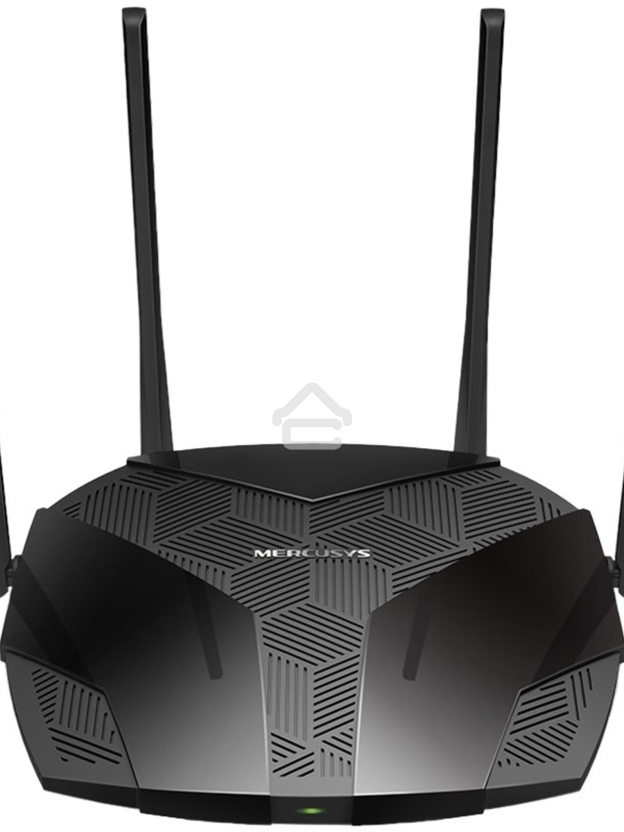 Роутер Mercusys MR70X AX1800 Dual-Band WiFi 6 Router, 574 Mbps at 2.4 GHz + 1201 Mbps at 5 GHz,4× Fixed External Antennas, 3× Gigabit LAN Ports, 1× Gigabit WAN Port, 1024-QAM, OFDMA, Router/Access Point Mode, MU-MIMO, WPA3, TWT, BSS Color