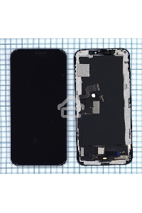 Дисплей для iPhone XS в сборе с тачскрином (AMOLED HX) черный