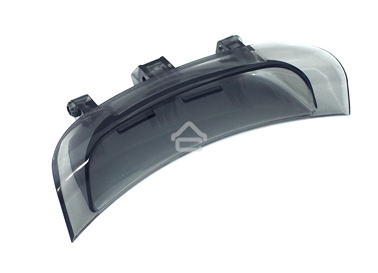 Ручка люка для стиральной машины Candy, Hoover, Zerowatt серая прозрачная 43011740