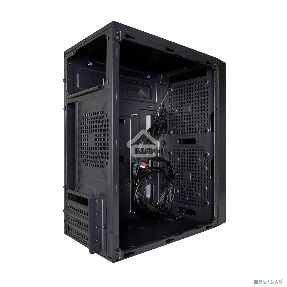 Компьютерный корпус Minitower Exegate BAA-104U Black, mATX, <без БП>, 2*USB+1*USB3.0, Audio