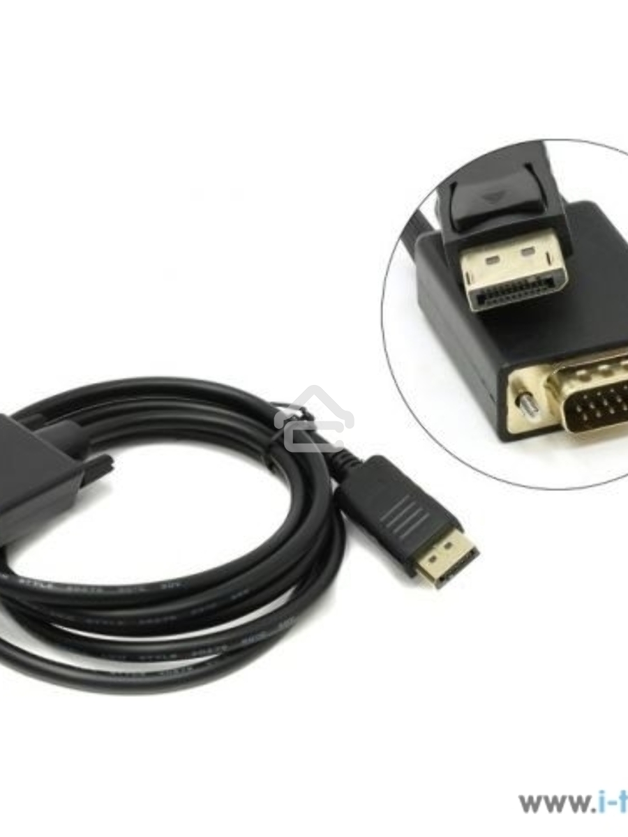 Кабель-переходник VCOM DisplayPort --> VGA_M/M 1,8м <CG607-1.8M>