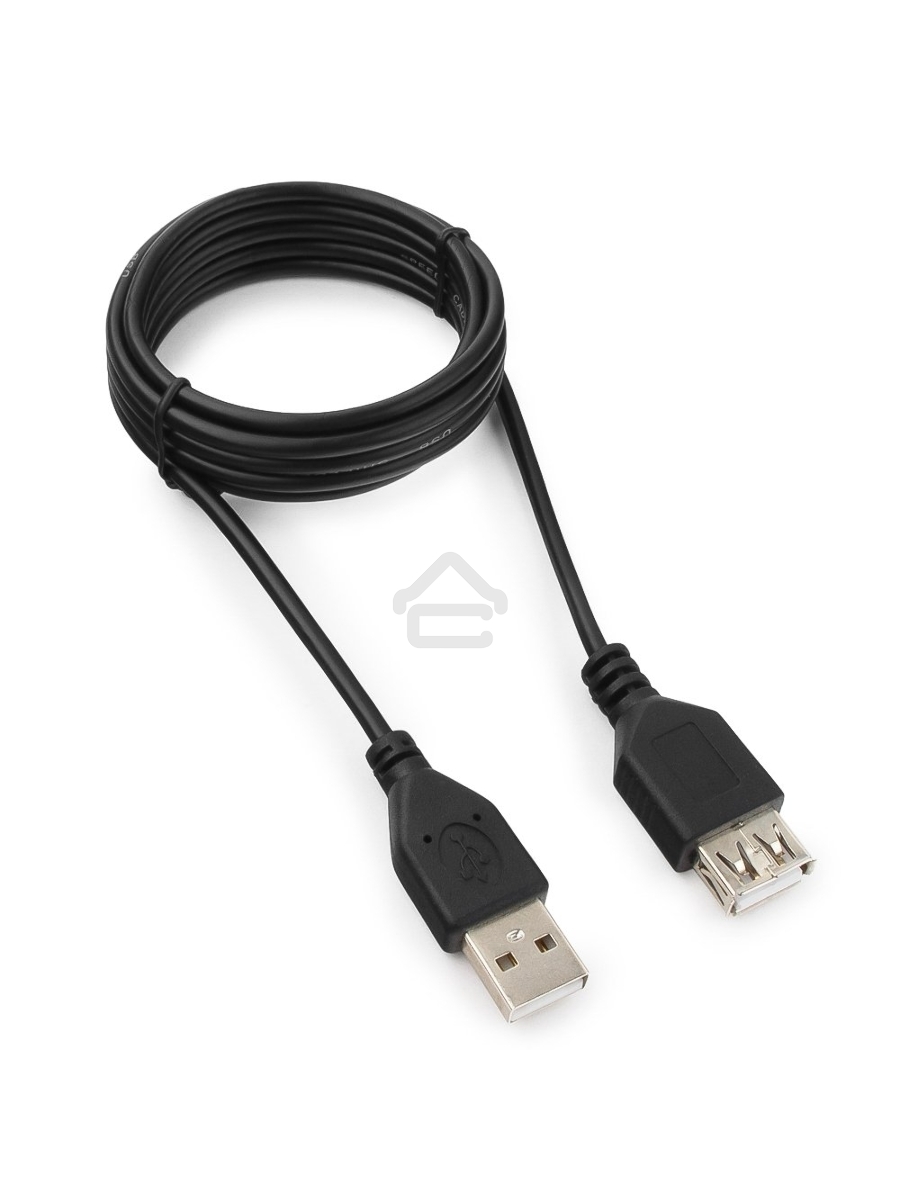Кабель удлинитель USB 2.0 Гарнизон GCC-USB2-AMAF-1.8M, AM/AF, 1.8м, пакет