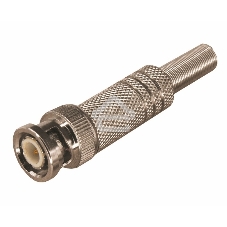 Разъем штекер BNC под винт с пружиной металл Rexant 05-3073