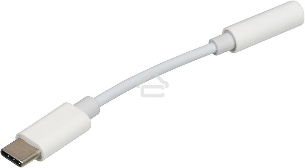 Адаптер для наушников USB Type-C (m)/Jack 3.5 (f) 0.05м. белый