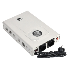 Стабилизатор напряжения IEK Slim 1.5кВА однофазный белый (IVS22-1-D15-09)
