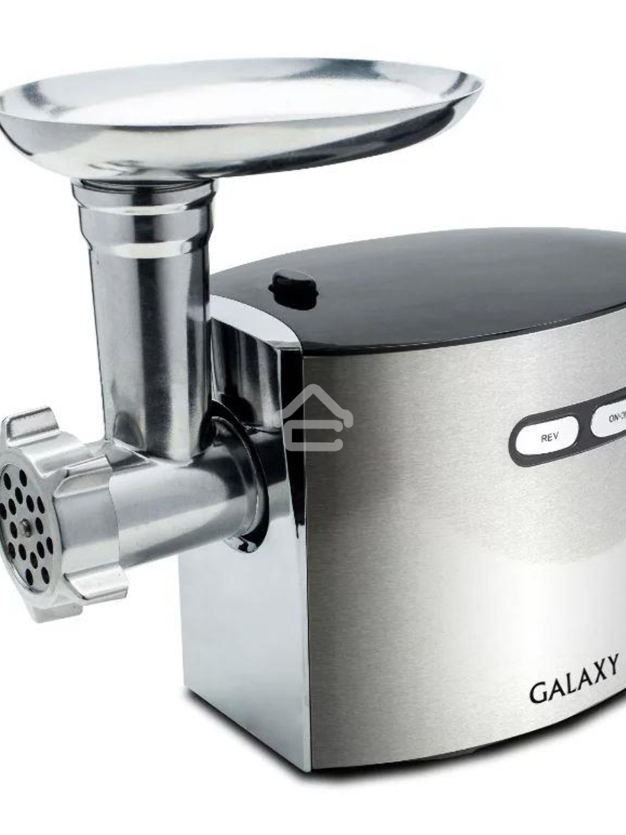 Мясорубка электрическая Galaxy Line GL 2400, серебристый, 1200 Вт, корпус из нержавеющей стали, функция 