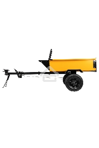 Прицеп для мотоблока TT-500, оцинк., груз. 500 кг, рег. сцепка, колеса 4.00-10, в упаковке  Denzel