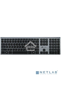 Клавиатура Oklick 890S серый USB беспроводная slim