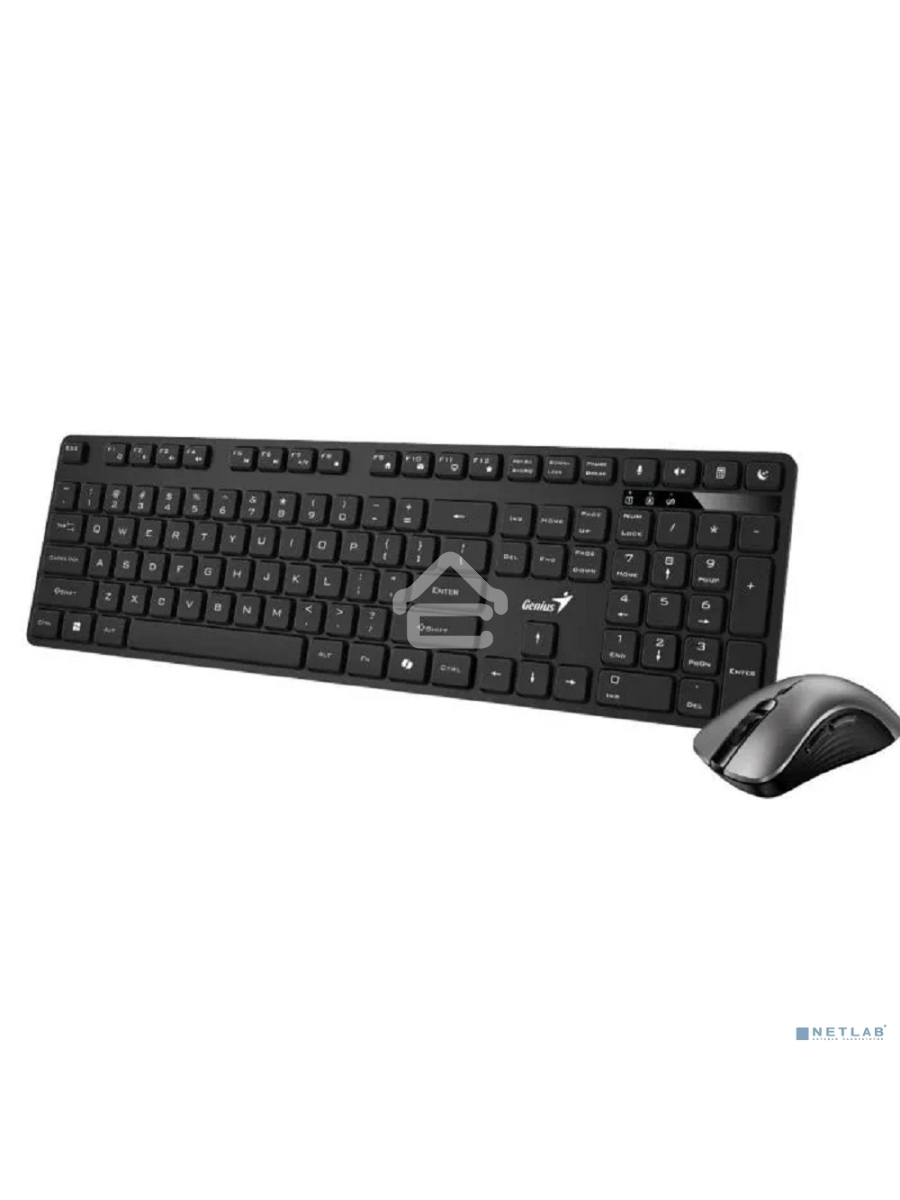 Комплект клавиатура + мышь беспроводной Genius KM-8216S, 2.4GHz, KM-8216S + Ergo 8100S AI