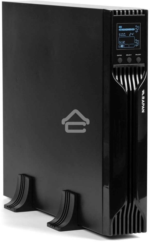 Источник бесперебойного питания ИБП Бастион RAPAN-UPS 3000 RACK+4x9Ah (2100 Вт, Line-interactive, встроенные АКБ 6 шт.x 9Ah) 8960