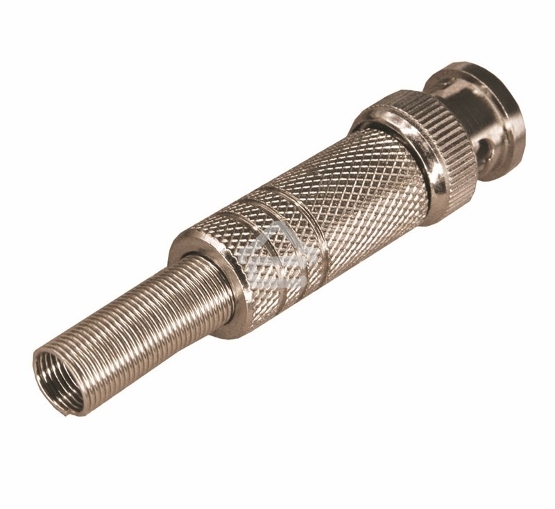 Разъем штекер BNC под винт с пружиной металл Rexant 05-3073