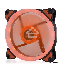 Вентилятор для корпуса Crown CMCF-12025S-1233 черный/оранжевый, 120 мм, 1650 об/мин, 23 дБ, 3 pin